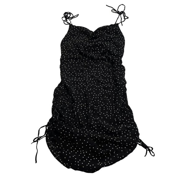 Adika Riley Dress in Black Polka Dot - Picture 1 of 4
